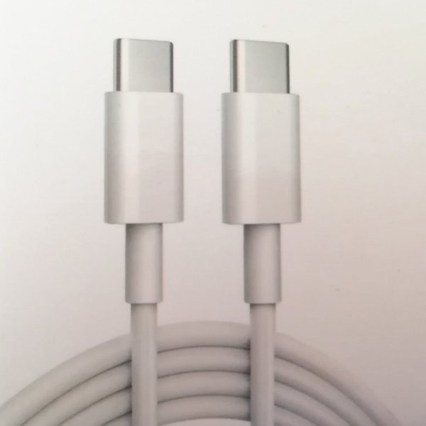 Καλώδιο Type-C σε Type-C 1m λευκό OEM - Image 1