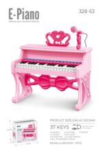 Παιδικό πιάνο mini με μικρόφωνο - 328-6337 - 233101 - Pink - Image 2