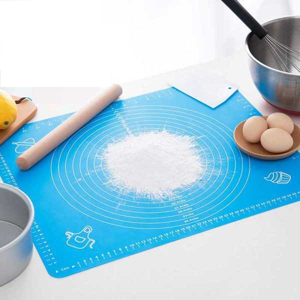 baking_silicone_1 Επιφάνεια σιλικόνης για ζύμωμα μπλε 40x58cm 0535 OEM - Image 1