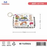 Πορτοφόλι Souvenir μπρελόκ - Σετ 10pcs - PVC - Thessaloniki - 14*9cm - 871744 - Image 2