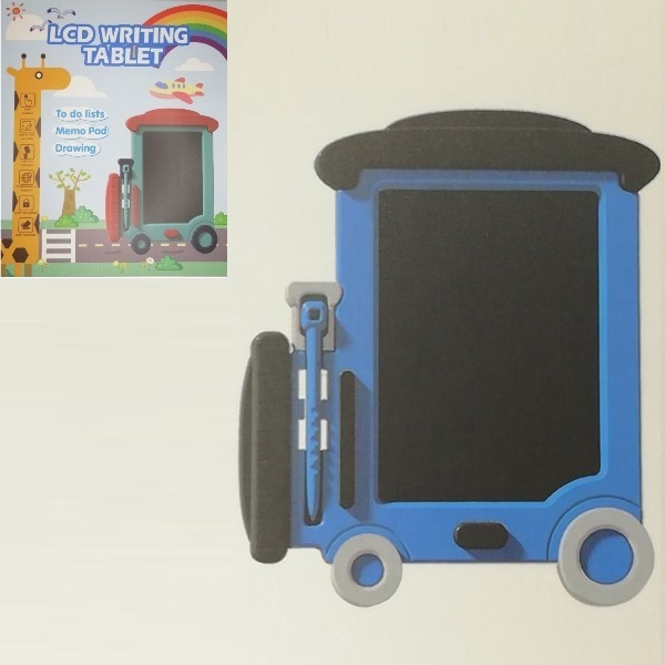 blue_tablet_1_tn73-do Ηλεκτρονικός πίνακας γραφής με οθόνη LCD αυτοκινητάκι μπλε 80262 OEM - Image 1