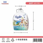 Πορτοφόλι Souvenir μπρελόκ mini - Σετ 10pcs - PVC - Paralia - 7*9*4.5cm - 871791 - Image 2