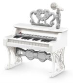Παιδικό πιάνο mini με μικρόφωνο - 328-2825 - 233103 - White - Image 2
