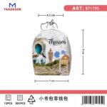 Πορτοφόλι Souvenir μπρελόκ mini - Σετ 10pcs - PVC - Thassos - 7*9*4.5cm - 871795 - Image 2