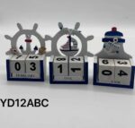 Διακοσμητικό Souvenir - Ημερολόγιο - Σετ 4 τεμάχια - YD-12ABC - 251841 - Image 2