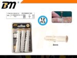 Πλαστικά βύσματα ούπα - 8mm - Σετ 12 πακέτα των 12 τεμαχίων - 201369 - Image 2