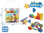 Σετ κατασκευών DIY με τουβλάκια νιφάδες - 120pcs - 8647-2 - 917512 - Image 2