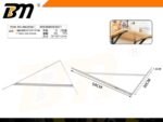 Γωνία στήριξης ραφιού - 500x300x16*2mm - Σετ 12 τεμάχια - 205671 - Image 2