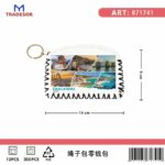 Πορτοφόλι Souvenir μπρελόκ - Σετ 10pcs - PVC - Chalkidiki - 14*9cm - 871741 - Image 2