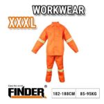 Φόρμα εργασίας με ανακλαστικά - No.3XL - 85-95kg - Finder - 198585 - Image 2
