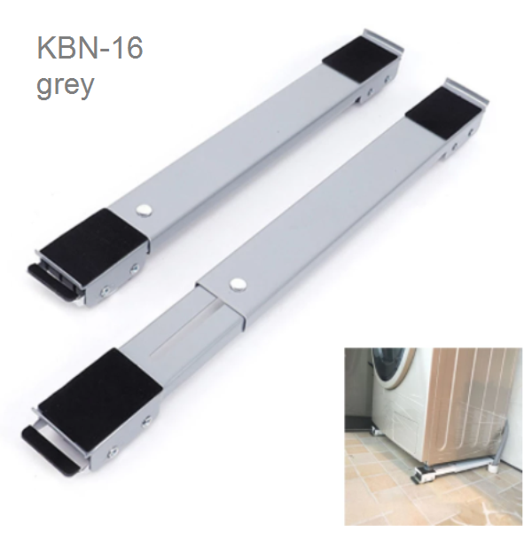 fridge_base_1_n8hz-fs_kztb-n8 Ρυθμιζόμενες μεταλλικές βάσεις για ηλεκτρικές συσκευές 2τμχ γκρι KBN-16 OEM - Image 1