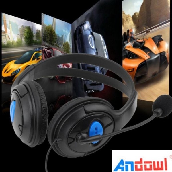 gaming_headphones_4_qlzd-s6 Ακουστικά κεφαλής με μικρόφωνο Gaming On Ear PS4, X ONE, PC, ANDOWL 0555 Andowl - Image 1