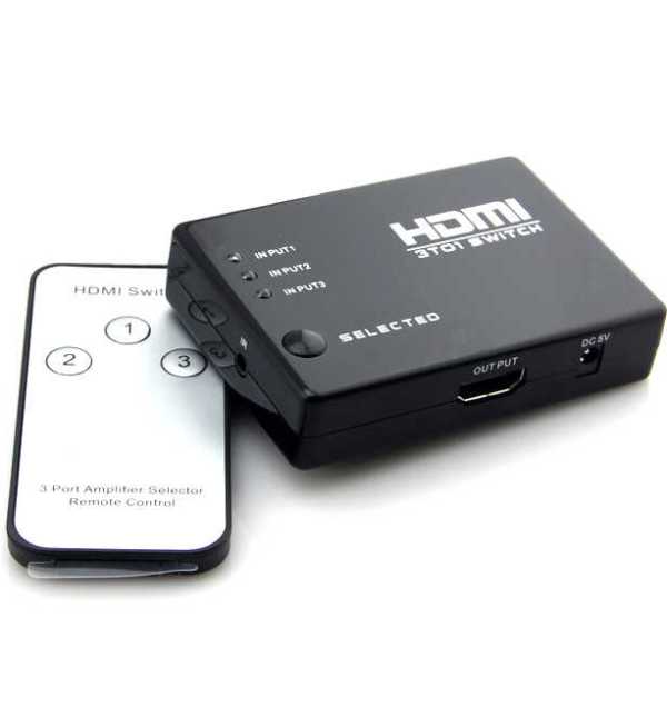 hdmi_switch_2 Διακόπτης HDMI 3σε1 με τηλεχειριστήριο 0545 OEM - Image 1