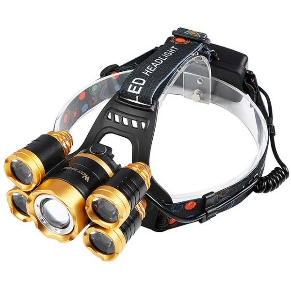 high_power_headlamp_1 Πενταπλός επαναφορτιζόμενος προβολέας κεφαλής LED OEM - Image 1