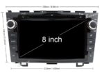 Ηχοσύστημα αυτοκινήτου 2DIN - Honda CRV - Android - 774596 - Image 2