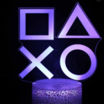 Τρισδιάστατο 3D επιτραπέζιο φωτιστικό icons με χειριστήριο OEM