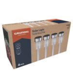 Ηλιακό Φωτιστικό Σφήνα Φ4.8x36.5cm 4Τμχ GRUNDIG - 1 τεμ. - Image 3