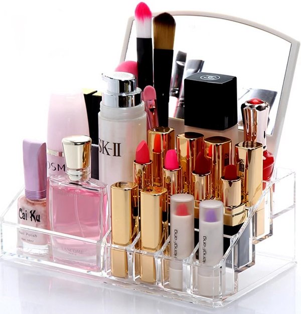 mirror_makeup_rack_3_8moe-lw Βάση οργάνωσης καλλυντικών με καθρέφτη OEM - Image 1