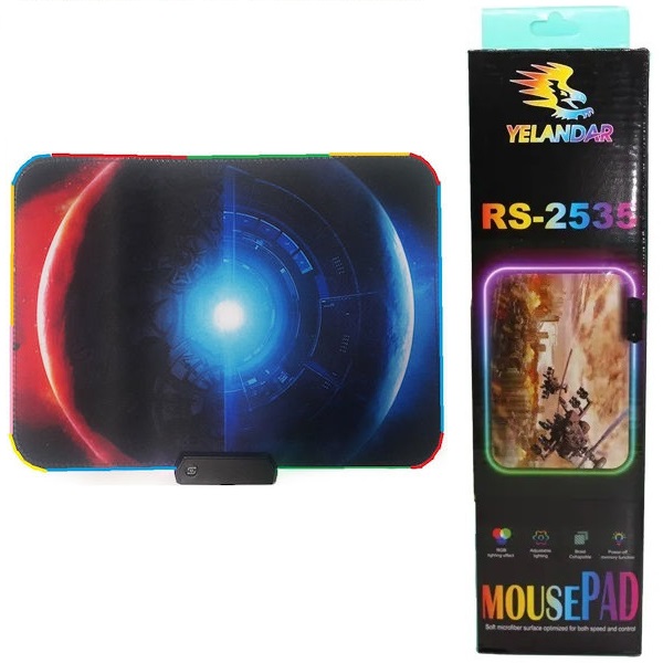 mouse_pad_RS-2535_1_piwy-vx Επιφάνεια για ποντίκι RGB USB RS-2535 YELANDAR - Image 1