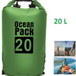 Αδιάβροχη τσάντα παραλίας Ocean Pack 20L λαδί OEM