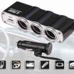 Τριπλός αντάπτορας αυτοκινήτου με θύρα usb OEM