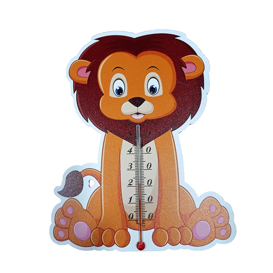 termometer-paidiko-lion Παιδικό Αναλογικό Θερμόμετρο Μπάνιου & Δωματίου – Λιονταράκι - Image 1