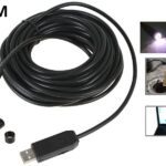 USB ενδοσκοπική αδιάβροχη κάμερα μικροσκόπιο 5m με φωτισμό 6x LED OEM