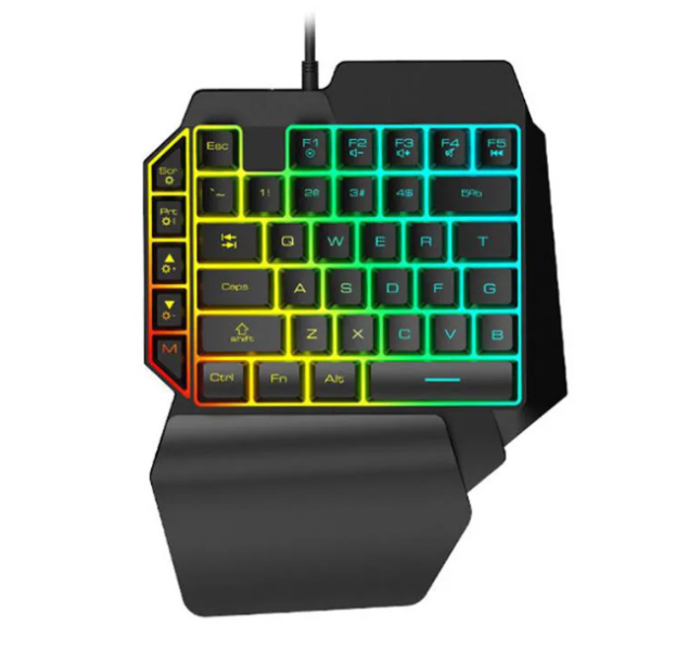 yelandar Μονό πληκτρολόγιο ενός χεριού gaming YELANDAR JX-K8 Andowl - Image 1