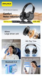 Ασύρματα ακουστικά - Headphones - AT5 - AWEI - 023276 - Image 2