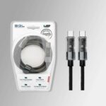 Καλώδιο φόρτισης & data - USB Type-C σε Type-C - Fast Charge - P1S - 60W - 1.2m - 220640 - Image 2