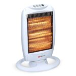 Θερμάστρα Χαλαζία Περιστρεφόμενη 1200W Λευκό ALPINA - 1 τεμ.