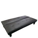Καναπές Κρεβάτι Τριθέσιος ArteLibre NAHELE Μαύρο PU 179x82.5x78cm - 1 τεμ. - Image 4