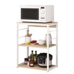 Ραφιέρα Κουζίνας ArteLibre DALL Maple/Λευκό MDF/Μέταλλο 50x30x71cm - 1 τεμ.