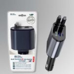 Φορτιστής αναπτήρα αυτοκινήτου Quick Charger με καλώδια φόρτισης TypeC - V7 - 210321 - Image 2