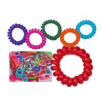 Λαστιχάκι Μαλλιών Σπιράλ Χρώματα ø4,5cm 4teen4ty 401066 - 50 τεμ.