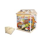 Μαγαζάκι βενζινάδικο mini με αρκουδάκι - 6943 - 233419