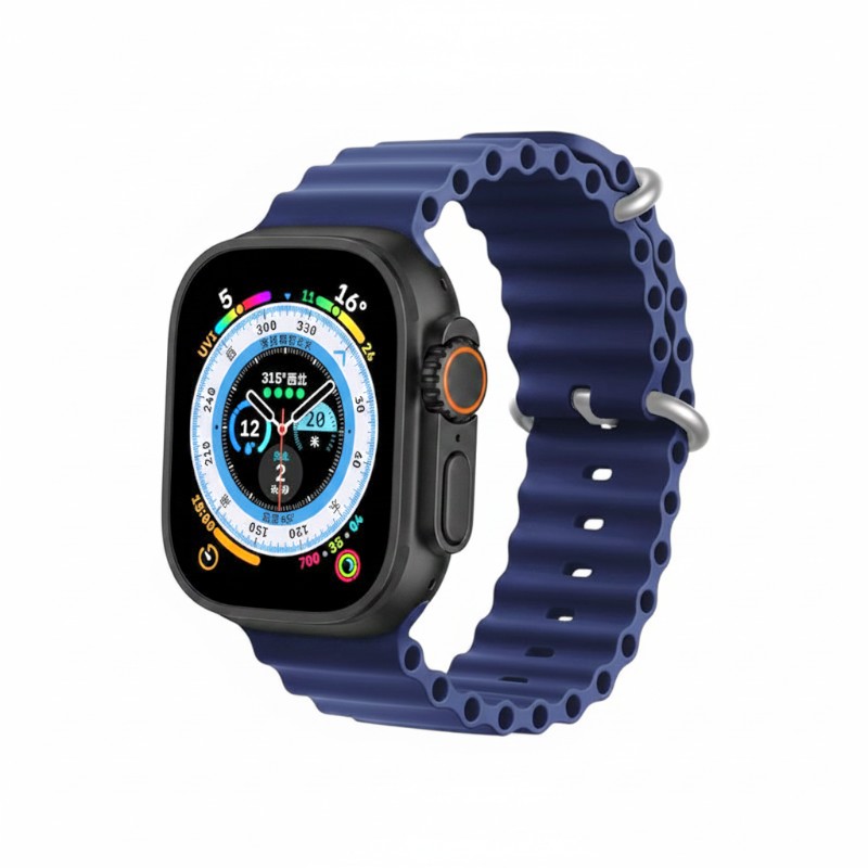 260219-3 Σετ Smartwatch με 2 λουράκια - GUS-15 - 260219 - Blue - Image 1