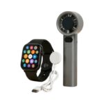 Σετ Smartwatch με ασύρματο ανεμιστήρα χειρός - FAN-50 PRO - 260295 - Black