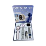 Σετ Smartwatch με ασύρματο ανεμιστήρα χειρός - FAN-GT10 - 260301 - Grey
