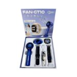 Σετ Smartwatch με ασύρματο ανεμιστήρα χειρός - FAN-GT10 - 260301 - Black