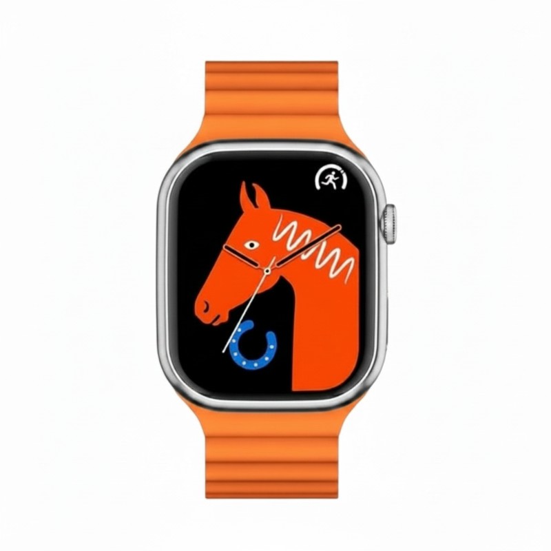 260318-1 Σετ Smartwatch με 7 λουράκια - S13 - 260318 - Orange - Image 1