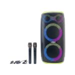 Φορητό ηχείο subwoofer με 2 μικρόφωνα Karaoke - QS-289 - 260486 - Green