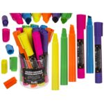 Μαρκαδόρος Υπογραμμίσεως Neon 19.5cm Σε 6 Χρώματα 1Τμχ - 1 τεμ.