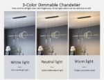 Φωτιστικό οροφής τραπεζαρίας LED - 2199 - 431040 - Image 6