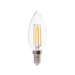 Λάμπα LED Filament κερί - Ε14 - 8W - 431480