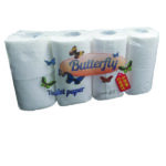 Σετ 8 ρολλά δίφυλλο χαρτί υγείας Butterfly 53gr [70501224] - 7 τεμ.