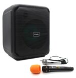 Φορητό ηχείο subwoofer με 2 μικρόφωνα Karaoke - BTS-1740 - 717400 - Image 2
