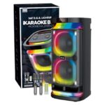 Φορητό ηχείο subwoofer με 2 μικρόφωνα Karaoke - BTS-1990 - 719909 - Image 2