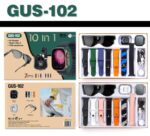 Σετ Smartwatch με ασύρματα ακουστικά & γυαλιά AI με ηχείο - GUS-102 - 246806 - Gold - Image 2