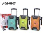 Φορητό ηχείο subwoofer με μικρόφωνο Karaoke - QS-5807 - 260707 - Orange - Image 2